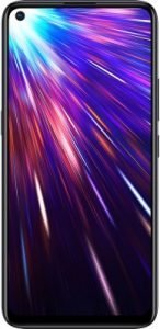 Vibrant streaks of purple, blue, and pink light emanating from a smartphone screen, representing a dynamic digital sale event.