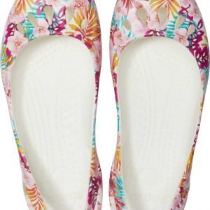 Bright floral patterned slide sandals with cushioned insoles, perfect for summer and casual wear. Vibrant colors and comfortable fit make these sandals an ideal choice for everyday style.