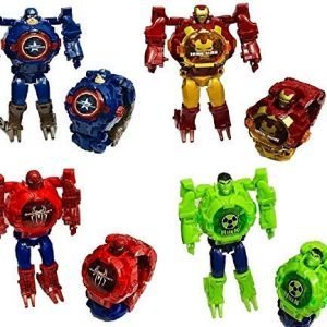 Colorful superhero robot toys with movable limbs, perfect for kids' play and imaginative adventures. Great for collectibles and superhero-themed gift ideas. Shop now on Sale is Live for exclusive deals.