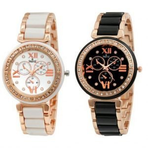 Luxurious women's wristwatches with rose gold-tone detailing, crystal accents, and stylish designs, perfect for sale and shopping at Sale is Live.