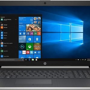 Laptop with Windows 10 interface showcasing a sale promotion, perfect for online shopping and deals.