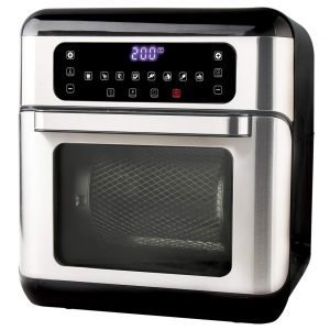 Oven with digital control panel and stainless steel finish for modern kitchen use, promoting sale deals on top appliances.