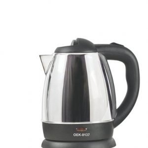 Stainless steel electric kettles with black handles, perfect for quick and efficient boiling. Ideal for home kitchens and office use, available at Sale is Live.