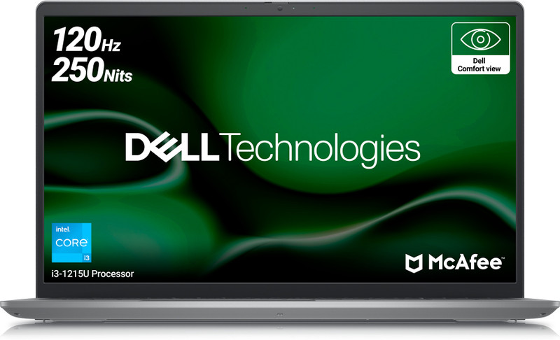 DELL 15 Intel Core i3 12th Gen 1215U - (8 GB/512 GB SSD/Windows 11 Home) 3520 Thin and Light Laptop(15.6 Inch, Titan Grey, 1.69 Kg, With MS Office)