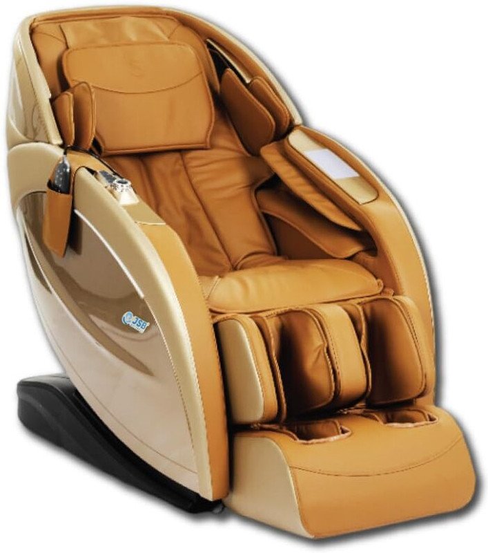 JSB MZ08 Massage Chair Recliner Zero Gravity for Home Stress Relief (Gold Brown) Massage Chair