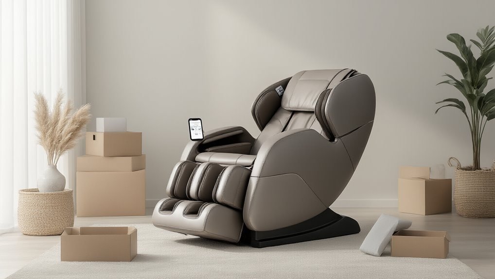 hassle free massage chair setup