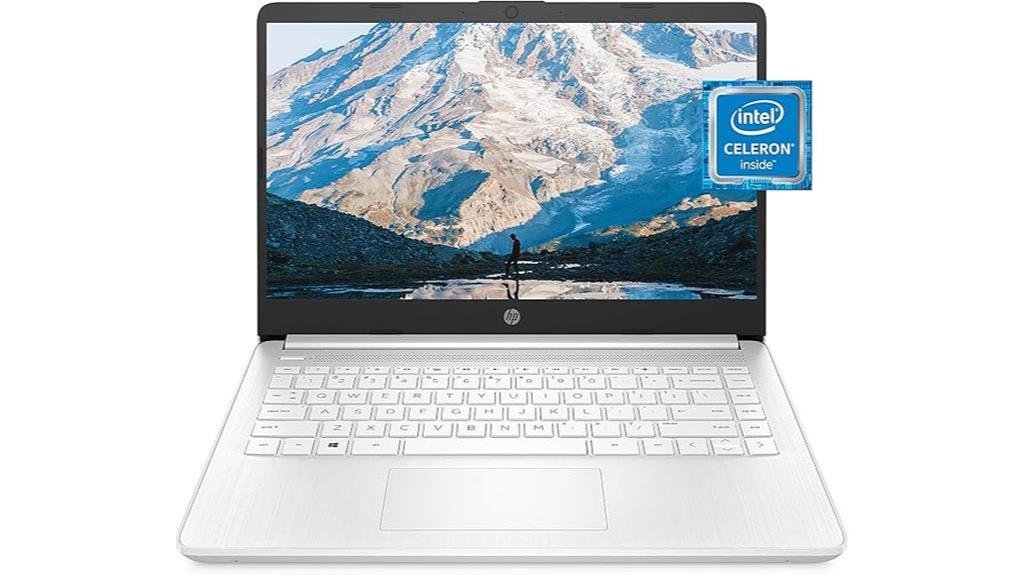 High-performance HP laptop with Intel Celeron processor, ideal for productivity and daily tasks, featured on Sale is Live for exclusive discounts and offers.