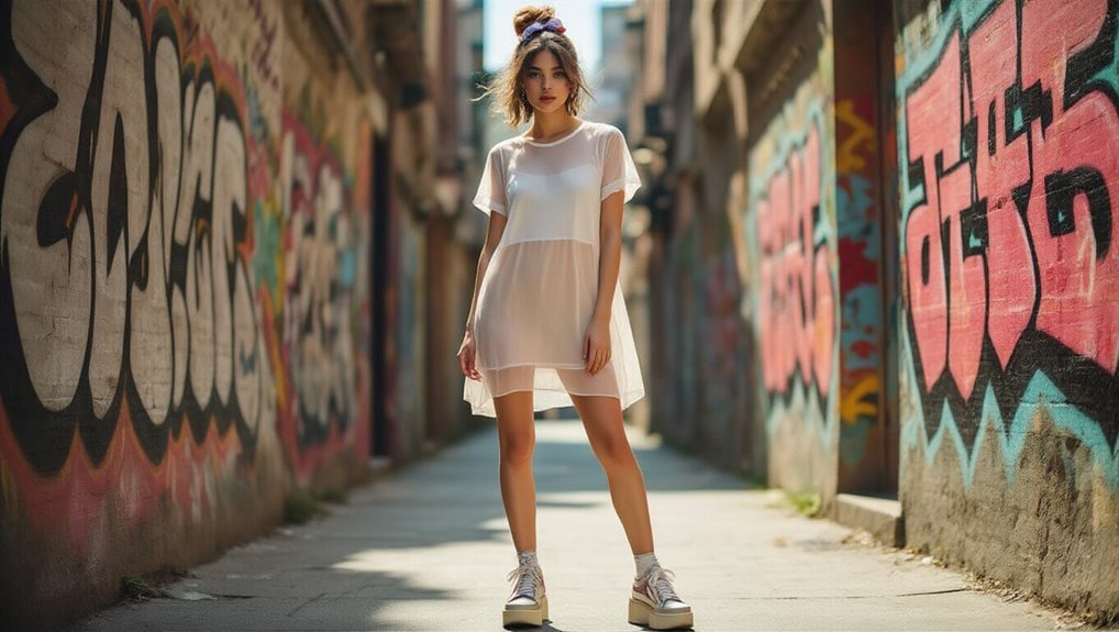 slip dresses over tees