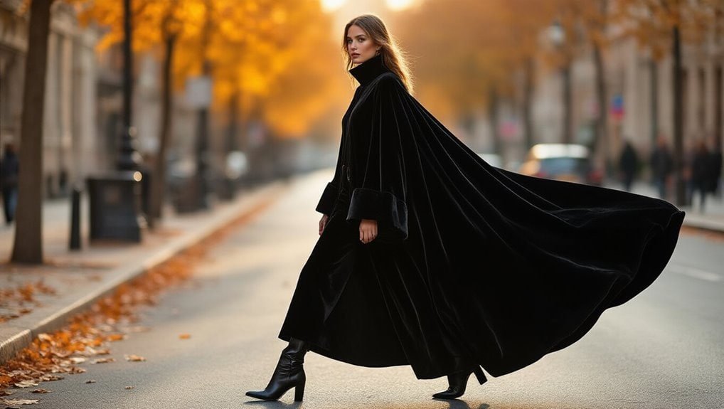 theatrical statement outerwear pieces