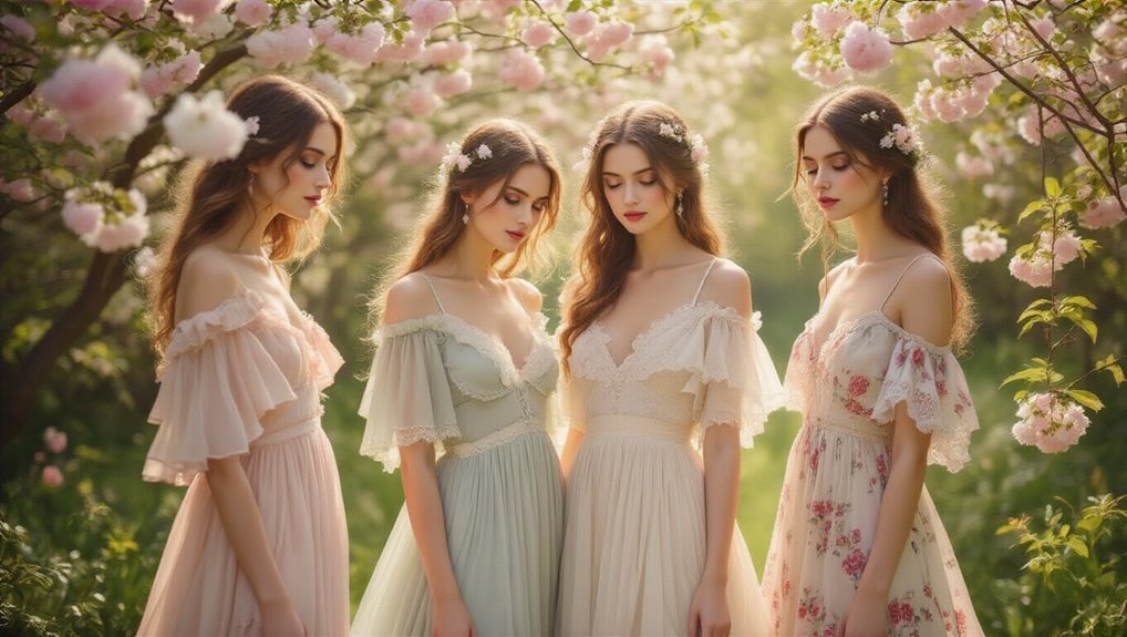timeless romantic feminine fashion