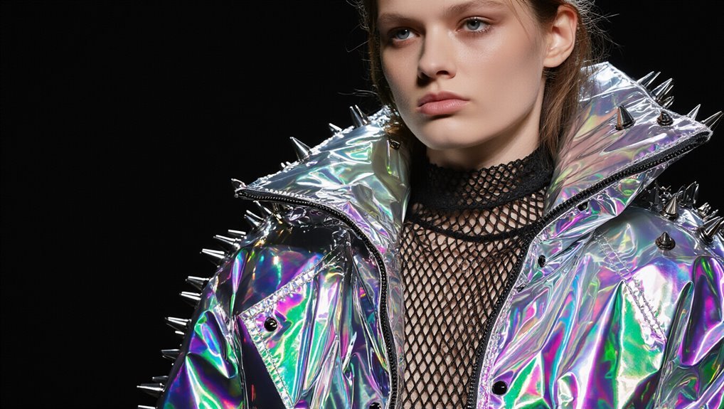 unconventional fabric contrasts redefine fashion