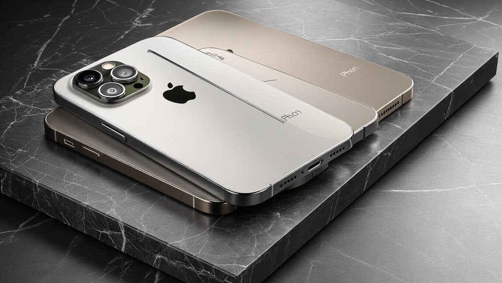 brushed titanium fingerprint resistant finish