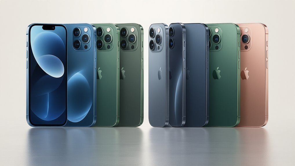 six titanium finishes new teal