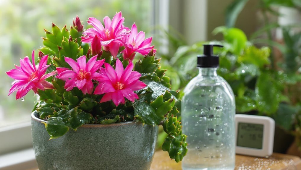 adjust watering for seasonal humidity