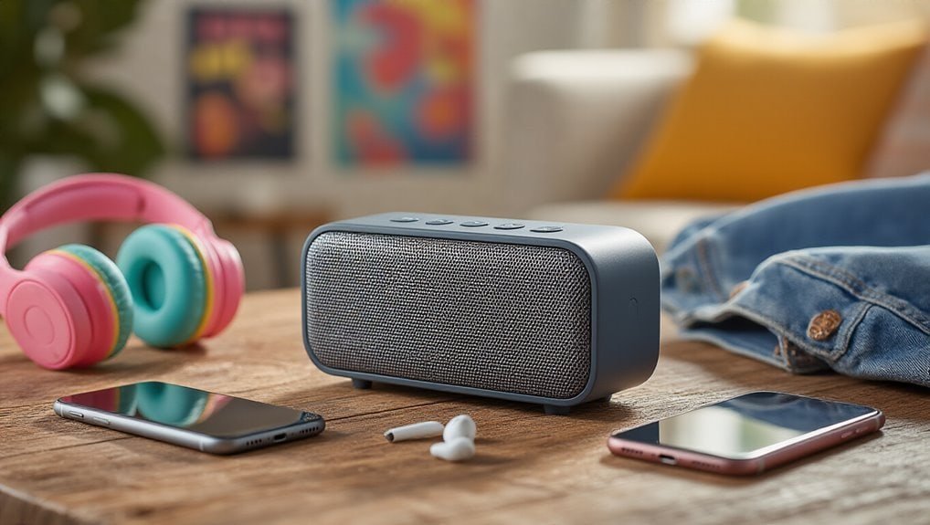 Wireless Bluetooth speaker for sale with portable design and high-quality sound. Perfect for home, travel, or outdoor use, offering great discounts during sale events.