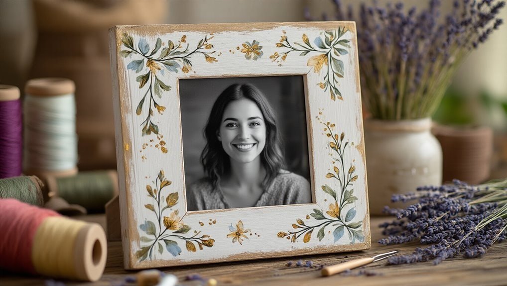 handmade personalized wooden photo frame