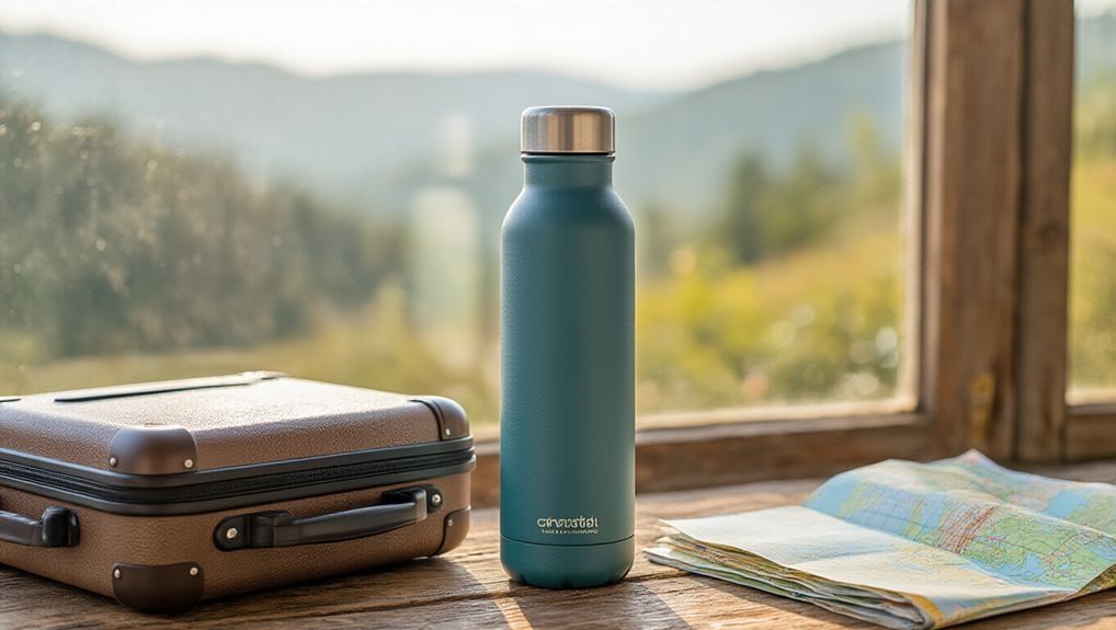 insulated reusable travel waterbottle