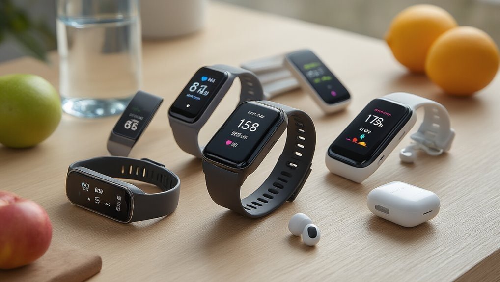 Best Gift Ideas for Tech Enthusiasts Under $100 - affordable health monitoring gadgets btif7 - Sale is Live - 2026 Smart fitness watches and wireless earbuds on a wooden table, promoting health, fitness tracking, and gadget deals from Sale is Live. Perfect for tech enthusiasts and health-conscious shoppers.