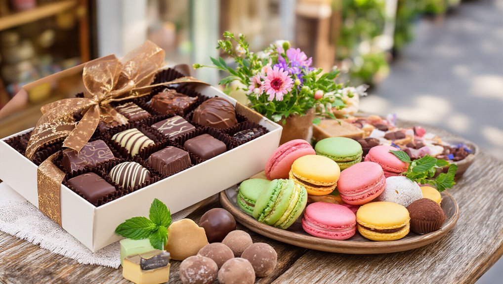 artisan chocolates and desserts