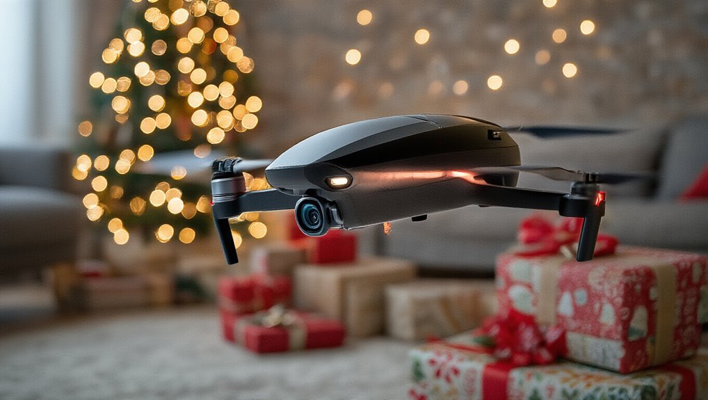 compact drone with aerial camera