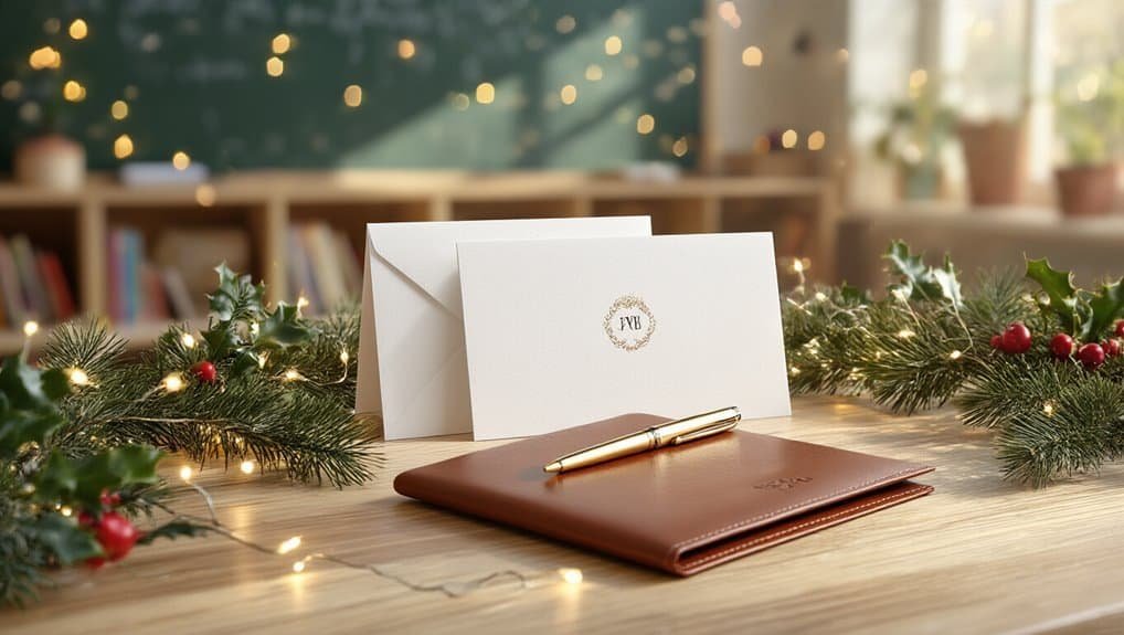 premium personalized stationery set