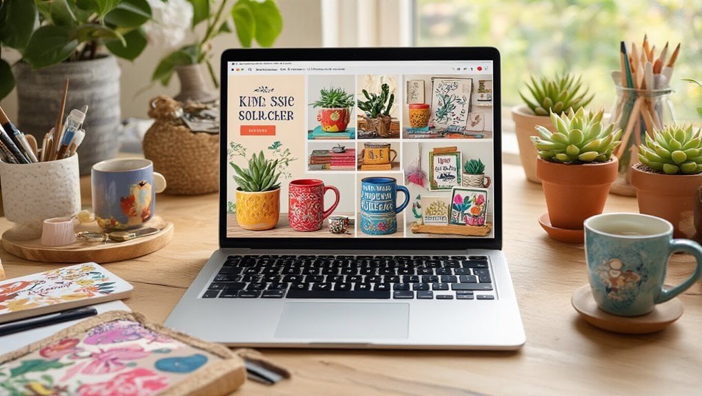 Bright digital storefront featuring colorful home decor and gift items from Sale is Live, perfect for home essentials, personalized gifts, and seasonal sales.