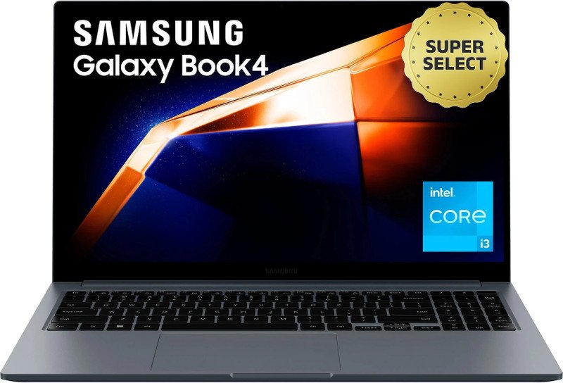 Samsung Galaxy Book4 Metal Intel Core i3 13th Gen 1315U - (8 GB/512 GB SSD/Windows 11 Home) NP750XGJ-LG9IN Thin and Light Laptop(15.6 Inch, Gray, 1.55 Kg, With MS Office)