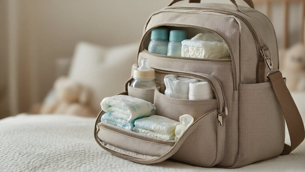 stylish durable diaper organizer