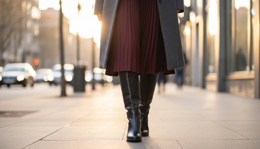 Stylish black over-the-knee boots perfect for winter fashion. Comfortable, trendy, and ideal for everyday wear or special occasions. Elevate your wardrobe with premium quality footwear.