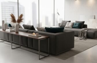 extra long narrow sofa table