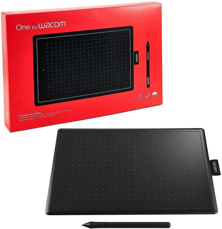 WACOM CTL-672/K0-CX One By 8.5 x 5.3 inch Graphics Tablet Connectivity - USB(Black)