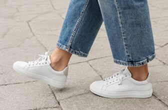 elegant sneakers elevate jean chic