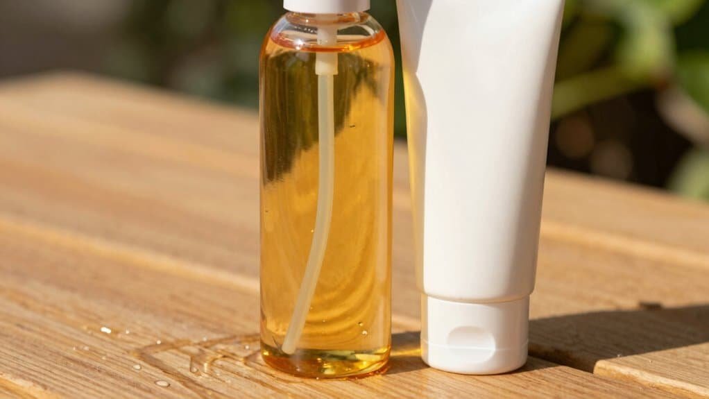 spf oiliness water resistance base