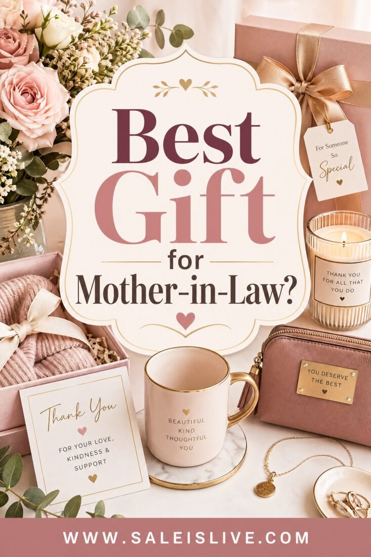 Elegant gifts for mother-in-law celebration.