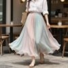 casual long skirt outfits