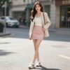 cute casual mini skirt outfits