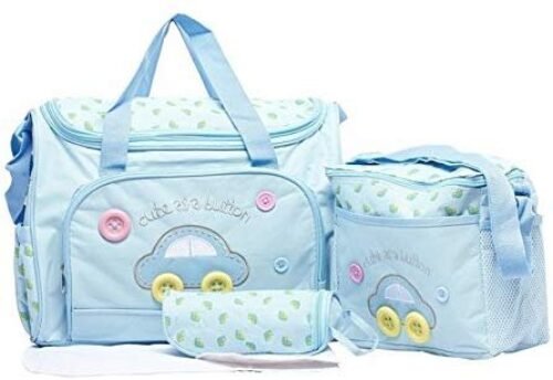 Baby Bucket Diaper Changing Bag Set Multi Color