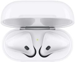 Apple AirPods 2 latest reviews - Apple AirPods 2 top view - Sale is Live - 2025 Wireless earbuds in a charging case, ideal for premium audio, fitness, and convenience, perfect for tech enthusiasts seeking the latest in wireless audio solutions.