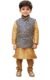 Boys Festive & Party, Wedding Kurta, Waistcoat and Pyjama Set