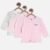 Mini Klub  Girls Self Design Cotton Blend T Shirt