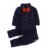 Hopscotch Boys Cotton Blazer Style Set with Bow