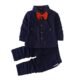 Hopscotch Boys Cotton Blazer Style Set with Bow
