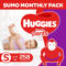 Huggies Wonder Pants Diapers Sumo Pack, Small 258 Count