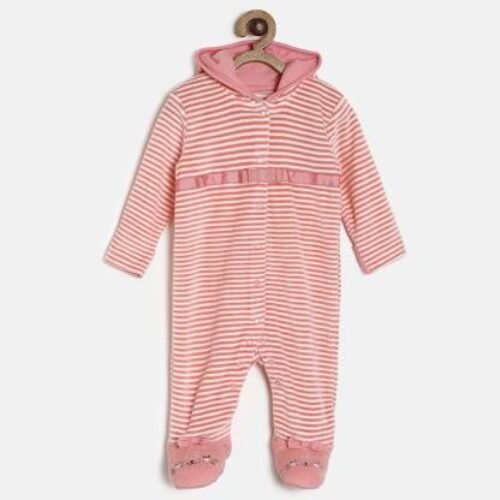 Mini Klub Baby Girls Pink Sleepsuit