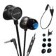 Earphones Noise Cancelling with Adjustable Mic