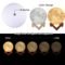 Rechargeable Moon Light with Stand Led 3D Moon