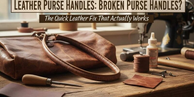 Leather Purse Handles Broken? The Quick Leather Fix That Actually Works
