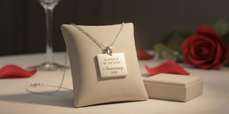 Custom Coordinate Jewelry for Anniversary Celebrations