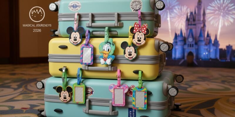 The Cutest Disney Luggage Tags Parents Are Packing for 2026 Trips