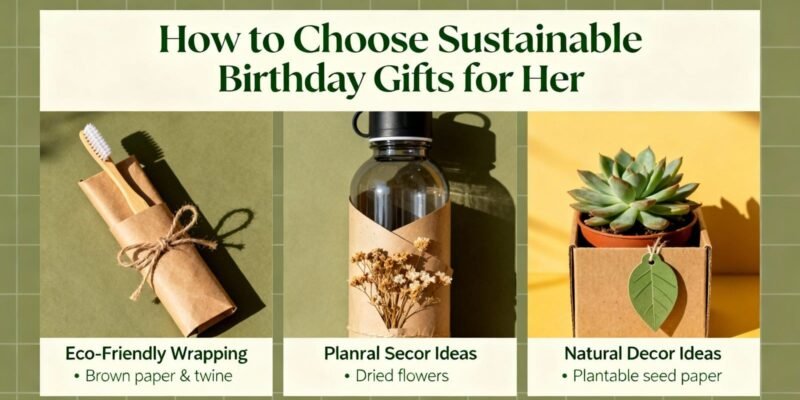 How to Choose Sustainable Birthday Gifts for Her